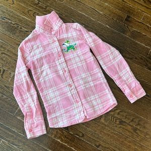 Notre Dame Girls Flannel Shirt
